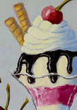 Original art for sale at UGallery.com | A Tasty Trio by Pat Doherty | $575 | oil painting | 12' h x 12' w | thumbnail 4