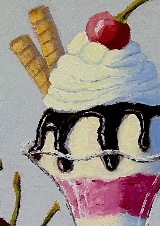 A Tasty Trio by Pat Doherty |  Closeup View of Artwork 