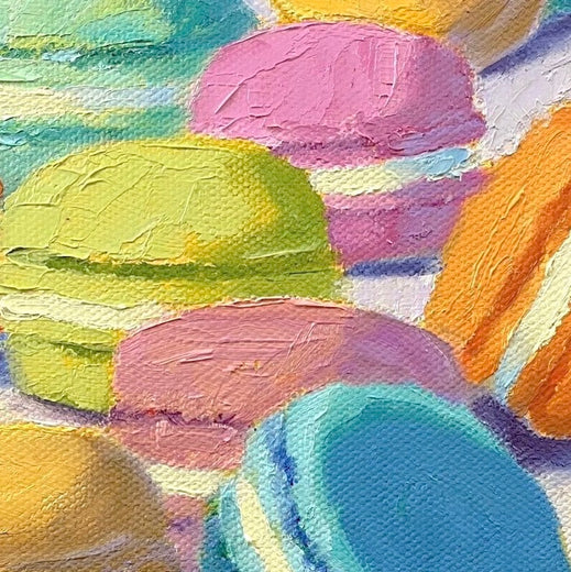 Macaron by Pat Doherty |   Closeup View of Artwork 