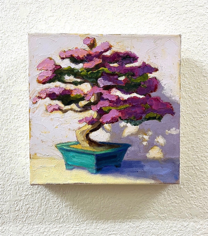 Pink Bonsai by Pat Doherty |  Context View of Artwork 