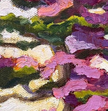 Original art for sale at UGallery.com | Pink Bonsai by Pat Doherty | $400 | oil painting | 8' h x 8' w | thumbnail 4