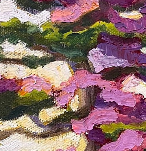 Pink Bonsai by Pat Doherty |   Closeup View of Artwork 