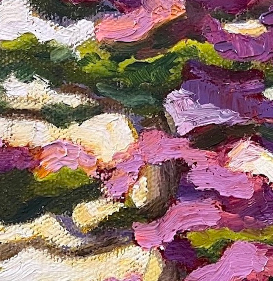 Pink Bonsai by Pat Doherty |  Closeup View of Artwork 