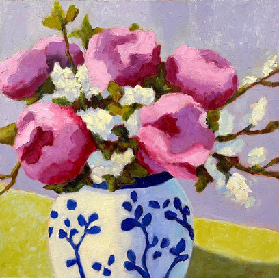 Pink Peonies by Pat Doherty | Artwork Main Image