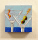Original art for sale at UGallery.com | Two Martinis by Pat Doherty | $450 | oil painting | 8' h x 8' w | thumbnail 3