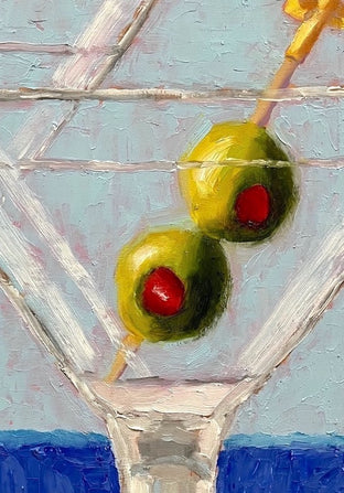 Two Martinis by Pat Doherty |   Closeup View of Artwork 