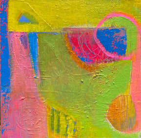 acrylic painting by Patrick O'Boyle titled Circus Mood