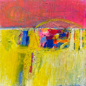 acrylic painting by Patrick O'Boyle titled Ethereal Abstraction 35