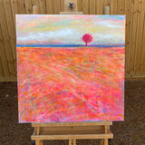 Original art for sale at UGallery.com | The Lonely Tree by Patrick O'Boyle | $750 | acrylic painting | 24' h x 24' w | thumbnail 3