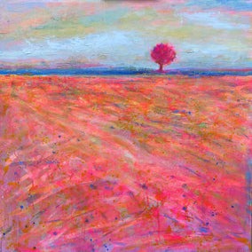 Original art for sale at UGallery.com | The Lonely Tree by Patrick O'Boyle | $750 | acrylic painting | 24' h x 24' w