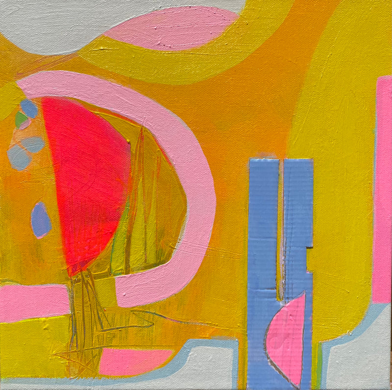 Abstract Collage Series #2 by Patrick O'Boyle - mixed media
