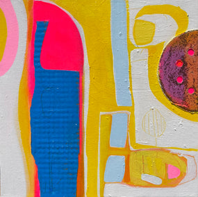 mixed media artwork by Patrick O'Boyle titled Abstract Colage Series