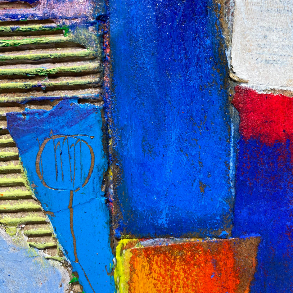 Aerial Landscape with Bright Blue by Patrick O