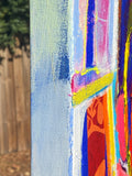 Original art for sale at UGallery.com | The Traveler by Patrick O'Boyle | $1,475 | mixed media artwork | 40' h x 30' w | thumbnail 2