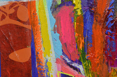 Original art for sale at UGallery.com | The Traveler by Patrick O'Boyle | $1,475 | mixed media artwork | 40' h x 30' w | thumbnail 4
