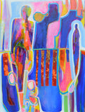 Original art for sale at UGallery.com | The Traveler by Patrick O'Boyle | $1,475 | mixed media artwork | 40' h x 30' w | thumbnail 1