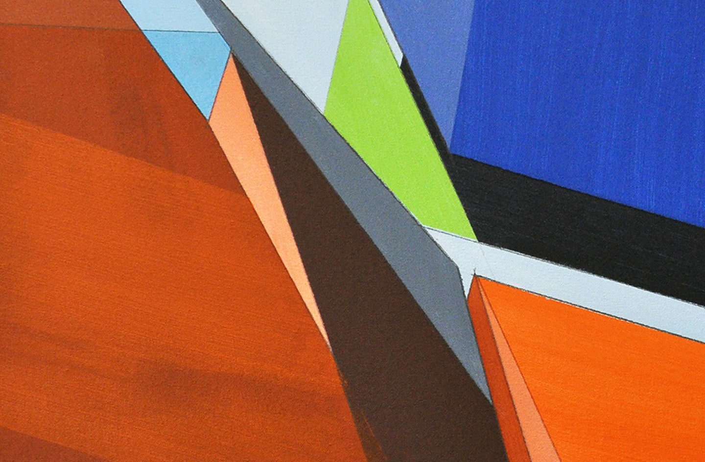 Abstract Landscape #240 by Paul Kirley |  Closeup View of Artwork 