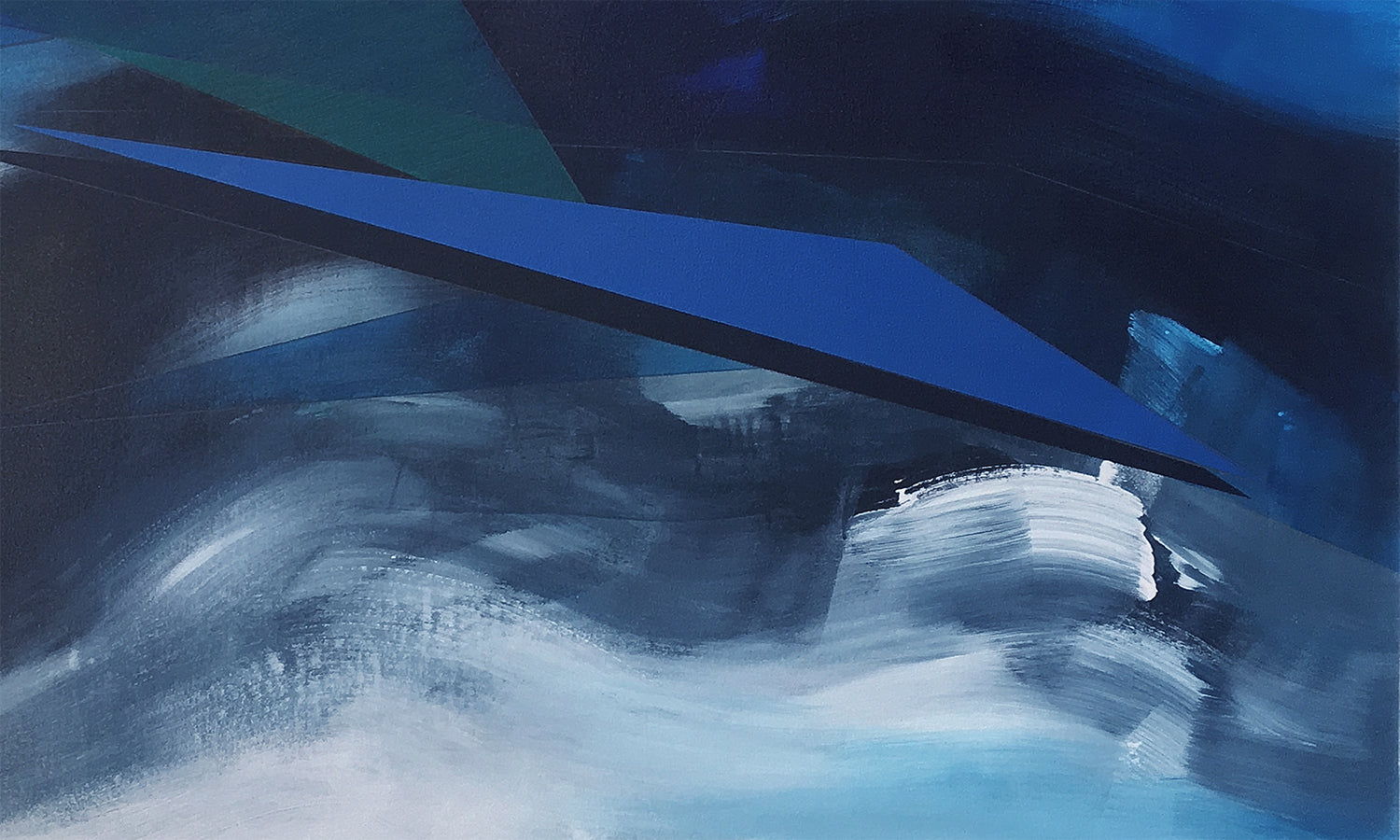 Abstract Landscape #63 by Paul Kirley |  Closeup View of Artwork 