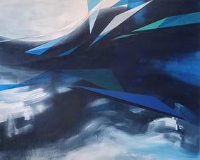 Original art for sale at UGallery.com | Abstract Landscape #63 by Paul Kirley | $4,400 | acrylic painting | 48' h x 60' w