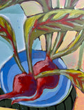 Original art for sale at UGallery.com | A Walk in the Garden by Peg Belcastro | $900 | acrylic painting | 24' h x 24' w | thumbnail 4