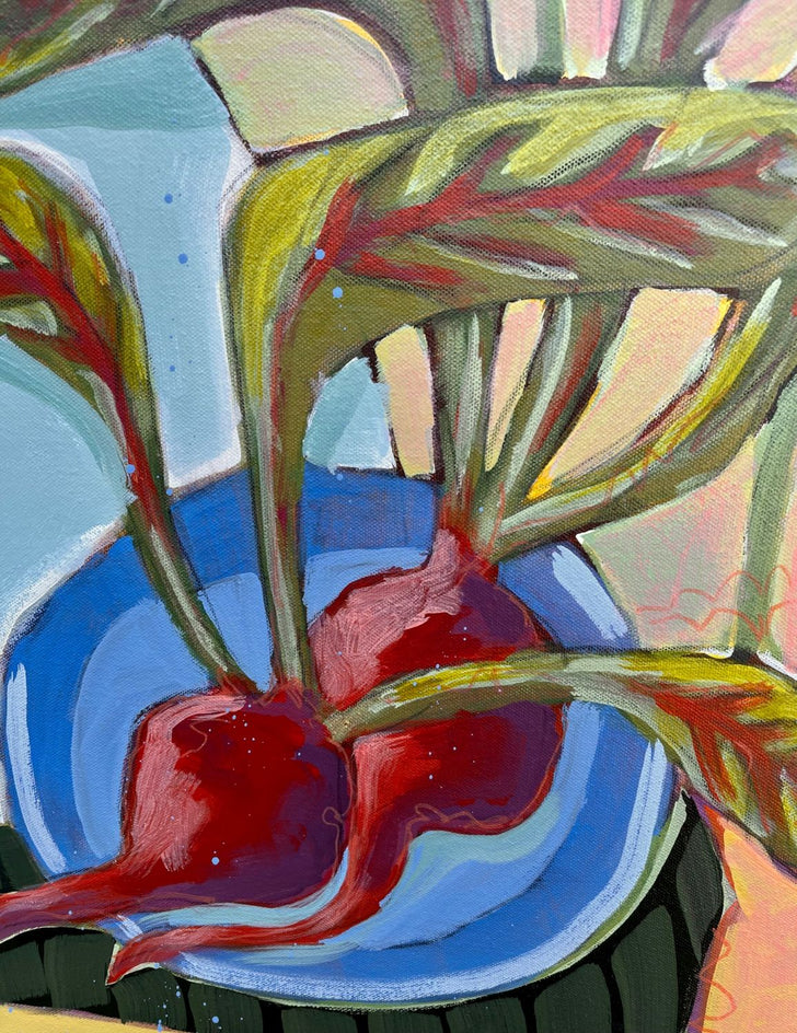 A Walk in the Garden by Peg Belcastro |  Closeup View of Artwork 
