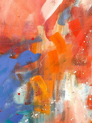 Sunrise at the Beach by Peg Belcastro |   Closeup View of Artwork 