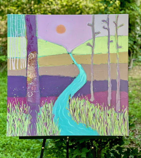 Shimmer by Peg Belcastro |  Context View of Artwork 