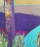 Original art for sale at UGallery.com | Shimmer by Peg Belcastro | $1,075 | mixed media artwork | 30' h x 30' w | thumbnail 4