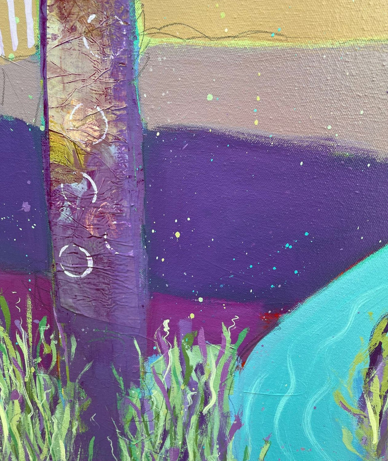 Shimmer by Peg Belcastro |  Closeup View of Artwork 