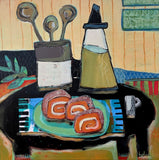 Original art for sale at UGallery.com | Sugar and Spice by Peg Belcastro | $900 | mixed media artwork | 24' h x 24' w | thumbnail 1