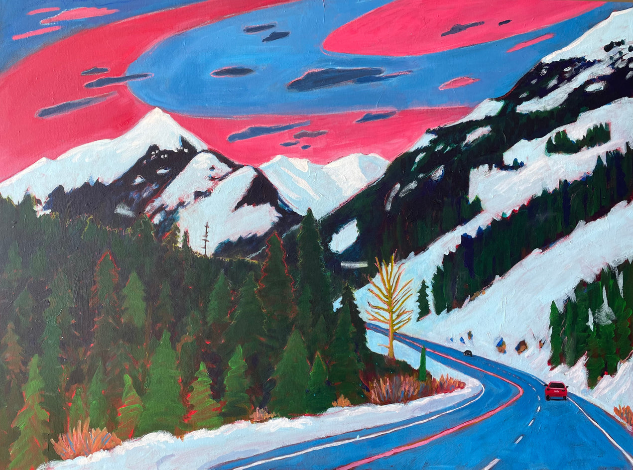 Approach to Berthoud Pass by Phyllis Anderson |  Artwork Main Image 