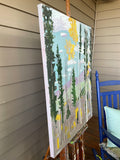 Original art for sale at UGallery.com | In a Mountain Forest by Phyllis Anderson | $1,525 | acrylic painting | 40' h x 30' w | thumbnail 2