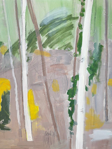 In a Mountain Forest by Phyllis Anderson |   Closeup View of Artwork 