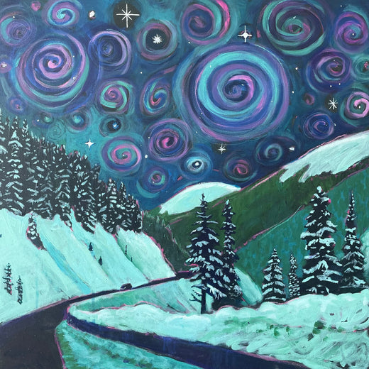 Night Fantasy on the Pass by Phyllis Anderson |  Artwork Main Image 