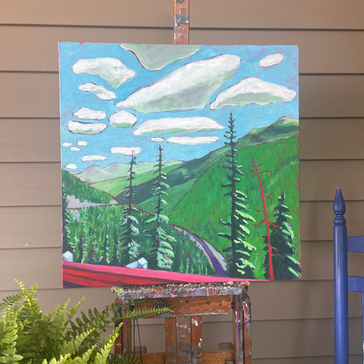 On Berthoud Pass No. 11 by Phyllis Anderson |  Context View of Artwork 