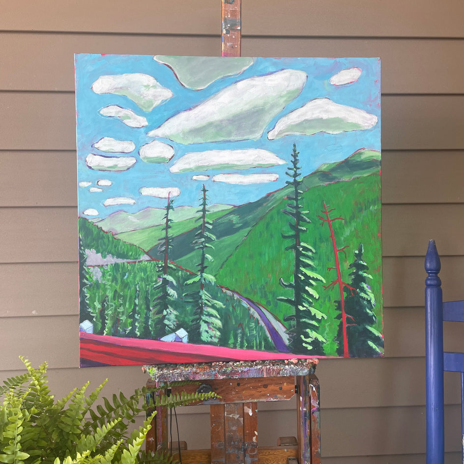 On Berthoud Pass No. 11 by Phyllis Anderson |  Context View of Artwork 