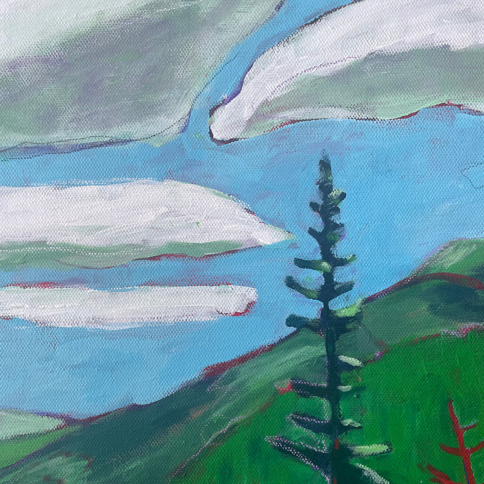 On Berthoud Pass No. 11 by Phyllis Anderson |  Closeup View of Artwork 