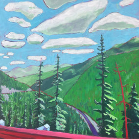 Original art for sale at UGallery.com | On Berthoud Pass No. 11 by Phyllis Anderson | $700 | acrylic painting | 24' h x 24' w