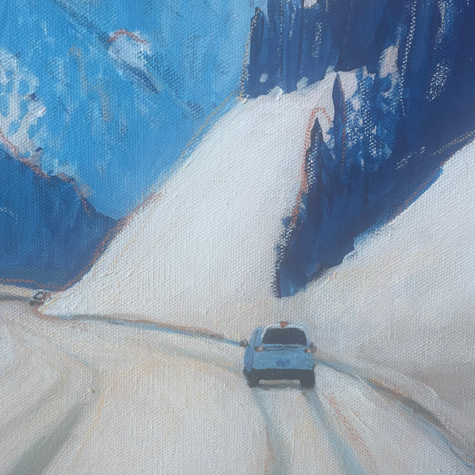 On Berthoud Pass No. 8 by Phyllis Anderson |  Closeup View of Artwork 
