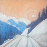 Original art for sale at UGallery.com | On Berthoud Pass No. 8 by Phyllis Anderson | $700 | acrylic painting | 24' h x 24' w | thumbnail 1