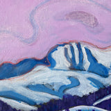 Original art for sale at UGallery.com | Parry Peak Pink by Phyllis Anderson | $700 | acrylic painting | 24' h x 24' w | thumbnail 4