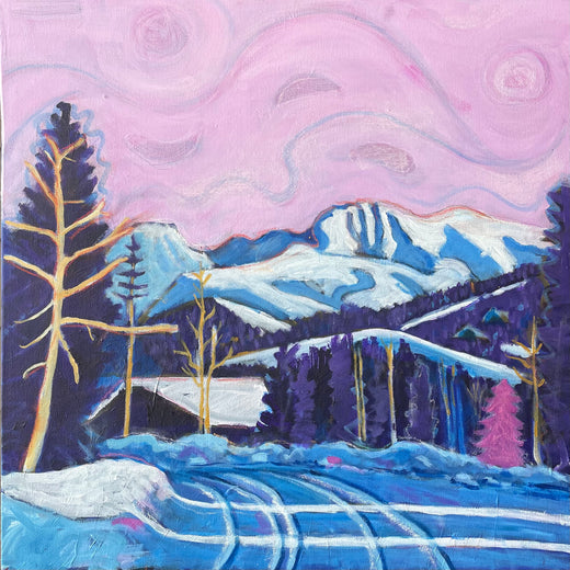 Parry Peak Pink by Phyllis Anderson |  Artwork Main Image 