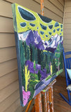 Original art for sale at UGallery.com | Rocky Mountain Fantasy No. 8 by Phyllis Anderson | $1,525 | acrylic painting | 30' h x 40' w | thumbnail 2