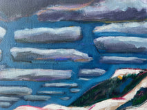 Original art for sale at UGallery.com | Snowy Mesas, WY by Phyllis Anderson | $525 | acrylic painting | 18' h x 24' w | thumbnail 4