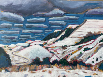 Snowy Mesas, WY by Phyllis Anderson | Artwork Main Image
