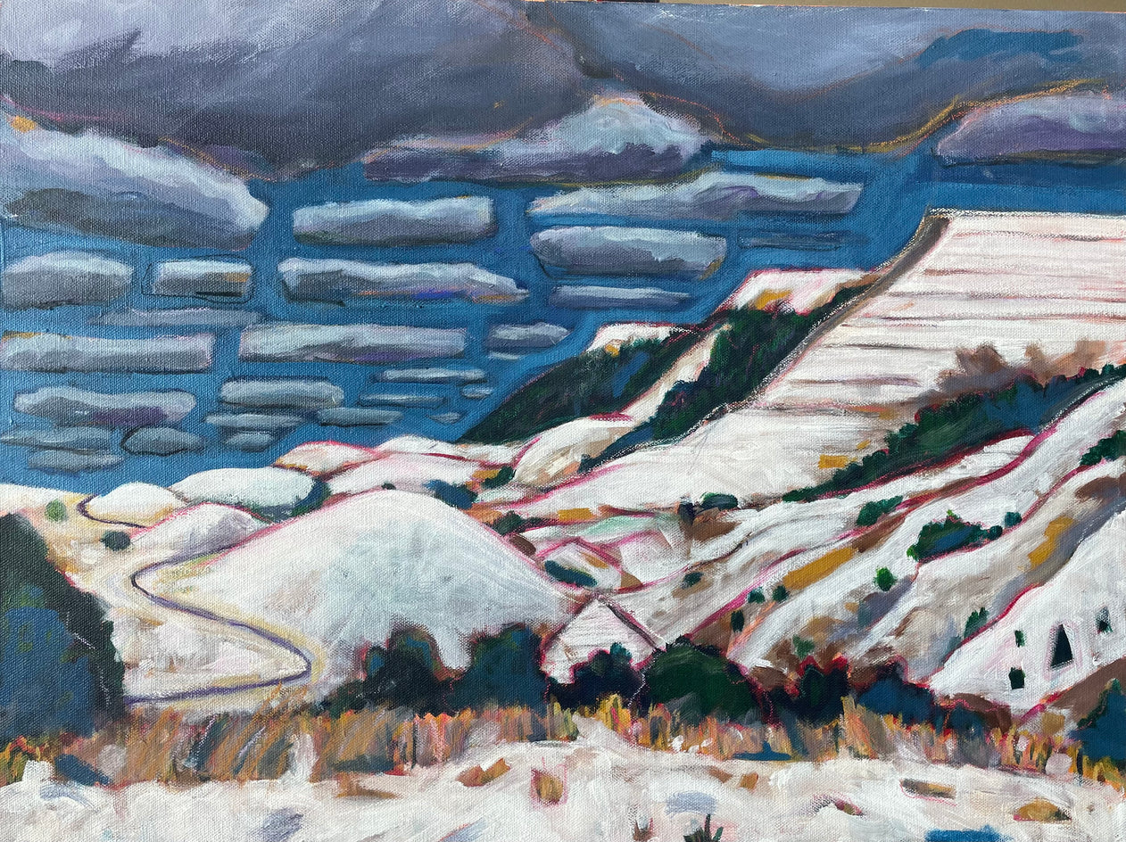 Snowy Mesas, WY by Phyllis Anderson |  Artwork Main Image 