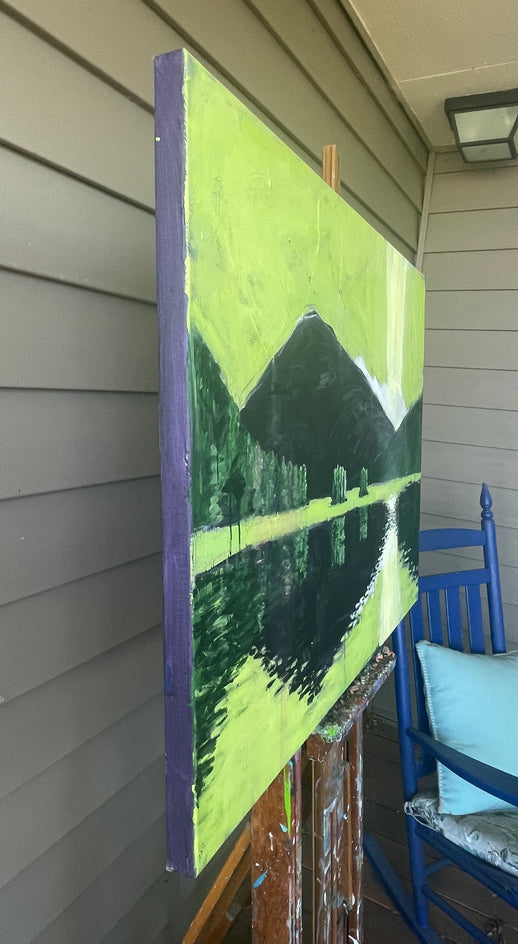 The Revelation by Phyllis Anderson |  Side View of Artwork 