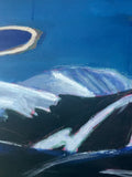 Original art for sale at UGallery.com | Winter Park Nocturne by Phyllis Anderson | $1,050 | acrylic painting | 36' h x 24' w | thumbnail 4