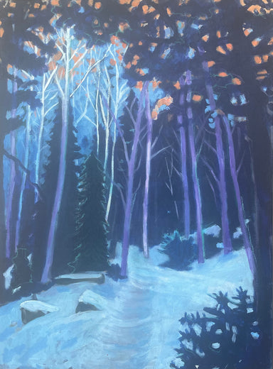 Winter Trail by Phyllis Anderson |  Artwork Main Image 