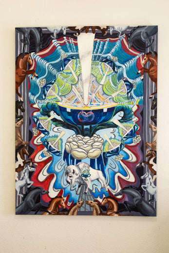10 of Cups by Rachel Srinivasan |  Side View of Artwork 